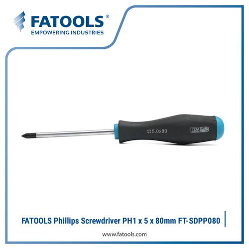 FATOOLS SDPP080 - FLAT PHILLIPS SCREWDRIVER TIP #1