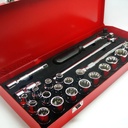 FATOOLS S12925M - 1/2" SOCKET 8-32MM 25PCS 12PT