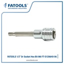 FATOOLS S1206HX-06 1/2" Dr Socket Hex Bit M6 x 85mm Kunci L Sock