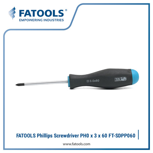 FATOOLS PH#0 Phillips Screwdriver SDPP060 Obeng Plus