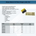 FATOOLS BS0006L - LETTER STENCIL SIZE 6"