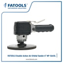FATOOLS NP-SA43L Dbl Act Air Orbital Sander 6" Mesin Pemoles Amplas