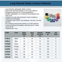 FATOOLS 53PL410LT - SAFETY LOCK OUT PADLOCK LONG