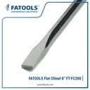 FATOOLS FC200 Flat Chisel 8" Pahat Baja Gepeng