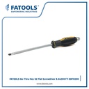 FATOOLS SDFH200 - GO THRU SCREWDRIVER TIP FLAT SCREWDRIVER 1.2x8x200