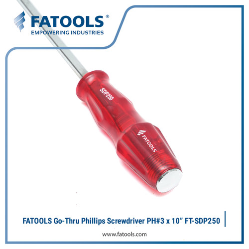 FATOOLS PHILLIPS SCREWDRIVER SDP250 - GO-THRU SCREWDRIVER TIP #4