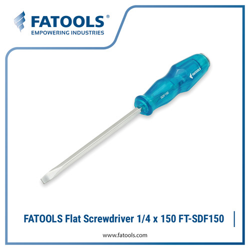 FATOOLS FLAT SCREWDRIVER SDF150 - GO-THRU SCREWDRIVER TIP 6