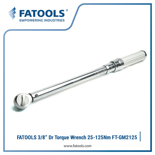 FATOOLS 3/8" Dr Torque Wrench 25-125 Nm Kunci Momen Torsi FT-GM2125