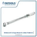 FATOOLS 3/8" Dr Torque Wrench 25-125 Nm Kunci Momen Torsi FT-GM2125
