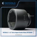 FATOOLS 1.1/2" Dr Impact Socket 90mm 6PT Metric Kunci Sock SP380690