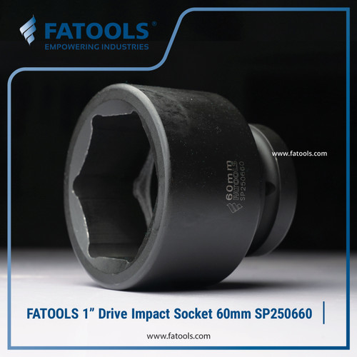 FATOOLS SP250660 - 1" IMPACT SOCKET 6PT SIZE 60