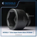 FATOOLS SP250660 - 1" IMPACT SOCKET 6PT SIZE 60
