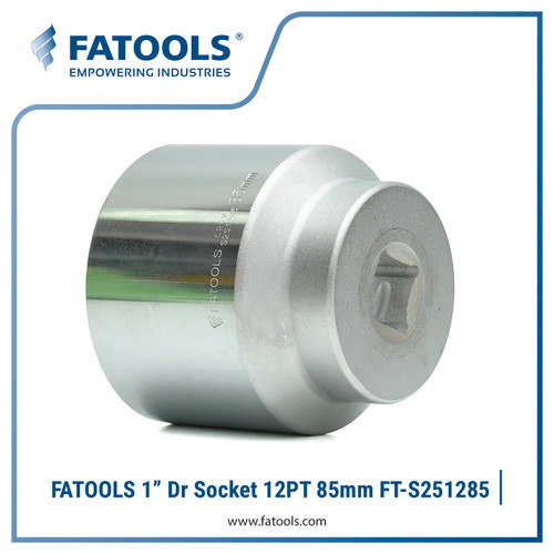 FATOOLS S251285 1" Dr Socket 12PT 85mm Kunci Sock CrV