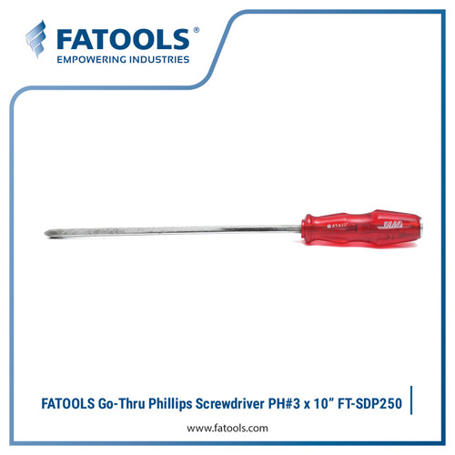 FATOOLS PHILLIPS SCREWDRIVER SDP250 - GO-THRU SCREWDRIVER TIP #4