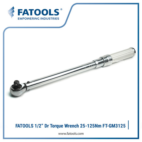 FATOOLS FT-GM3125 1/2" Dr Torque Wrench 25-125 Nm Kunci Momen Torsi