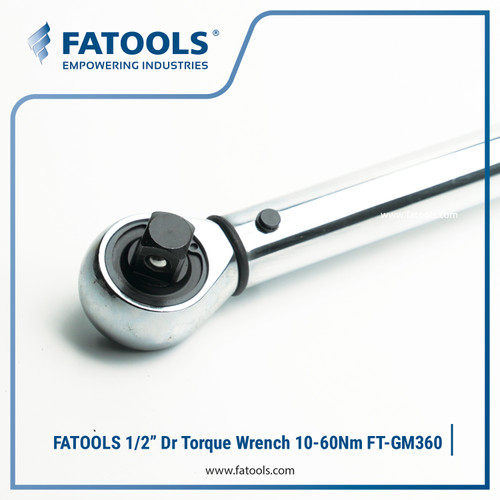 FATOOLS 1/2"Dr Torque Wrench 10-60 Nm Kunci Momen Torsi FT-GM3060