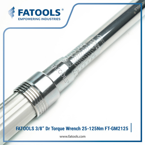 FATOOLS 3/8" Dr Torque Wrench 25-125 Nm Kunci Momen Torsi FT-GM2125