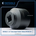 FATOOLS 1.1/2" Dr Impact Socket 100mm 6PT Metric Kunci Sock SP3806100