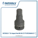 FATOOLS SP2506HX-27 - 1" IMPACT SOCKET HEX BIT SIZE M27