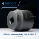 FATOOLS 1" Dr Impact Socket 75mm 6PT Metric Kunci Sock SP250675