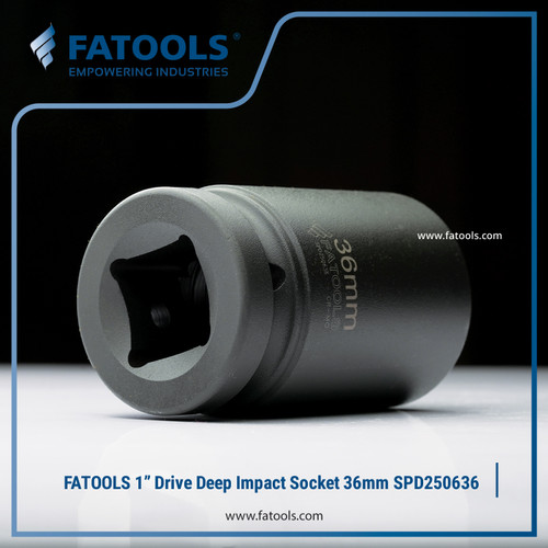 FATOOLS 1" Dr Deep Impact Socket 36mm SPD250636