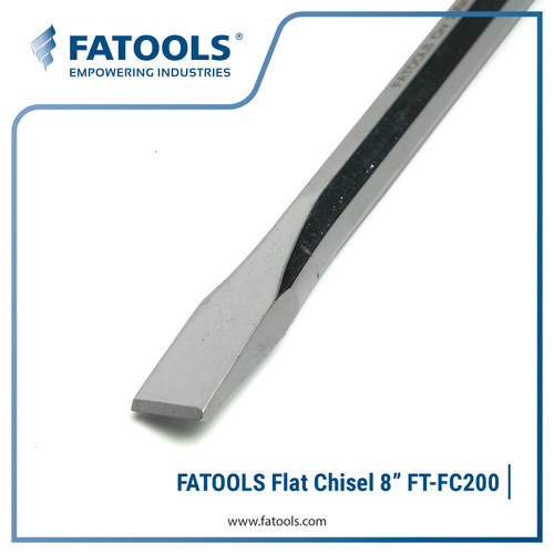 FATOOLS FC200 Flat Chisel 8" Pahat Baja Gepeng