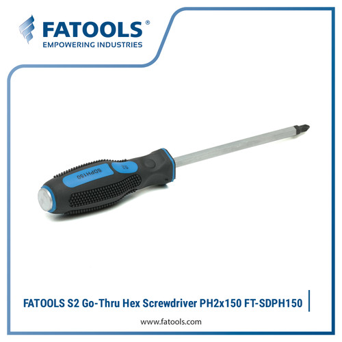 FATOOLS SDPH150 - GO-THRU SCREWDRIVER TIP PHILLIPS SCREWDRIVER #2x150