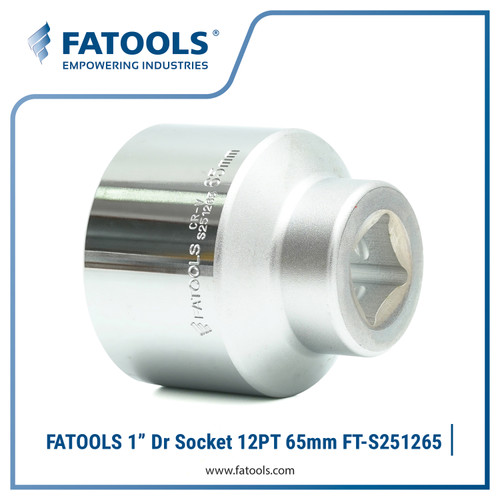 FATOOLS S251265 - 1" SOCKET 12PT SIZE 65