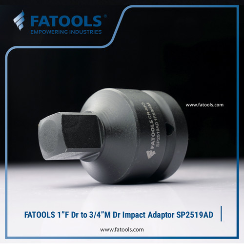 FATOOLS SP2519AD 1"Dr Female to 3/4" Male Impact Adaptor Socket