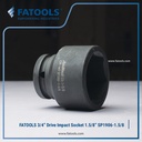 FATOOLS 3/4" Dr IMPACT SOCKET 1.5/8" 6PT IMPERIAL SP1906-1.5/8 SOCK
