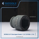 FATOOLS 3/4" Dr IMPACT SOCKET 1.7/16" 6PT IMPERIAL SOCK SP1906-1.7/16