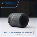 FATOOLS 3/4" Dr IMPACT SOCKET 1.3/16" 6PT IMPERIAL S1906-1.3/16 Sock