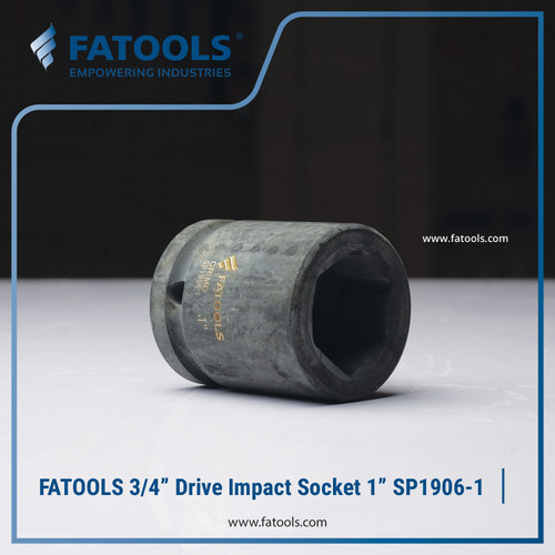 FATOOLS SP1906-1 - 3/4" IMPACT SOCKET 6PT IMPERIAL SIZE 1"
