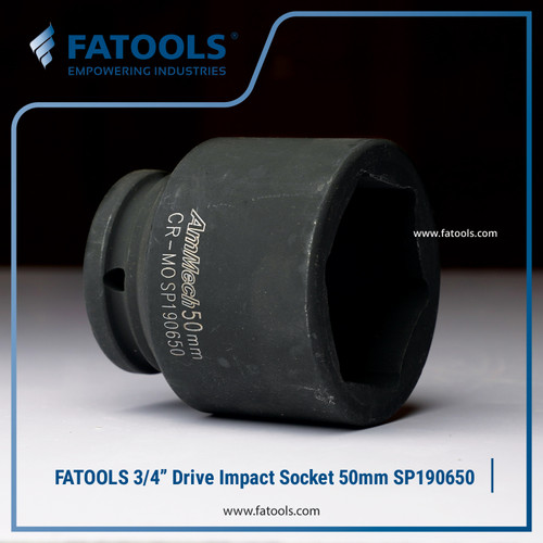 FATOOLS 3/4" IMPACT SOCKET 50mm 6PT Kunci Sock SP190650
