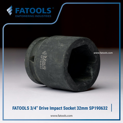 FATOOLS 3/4" IMPACT SOCKET 32mm 6PT Kunci Sock SP190632