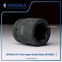 FATOOLS 3/4" IMPACT SOCKET 32mm 6PT Kunci Sock SP190632