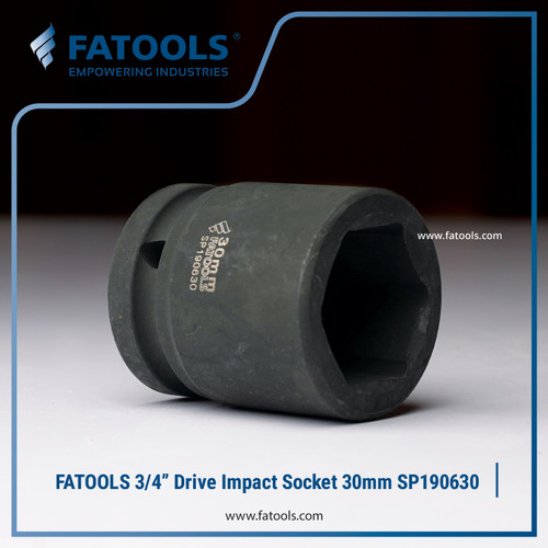 FATOOLS 3/4" IMPACT SOCKET 30mm 6PT Kunci Sock SP190630