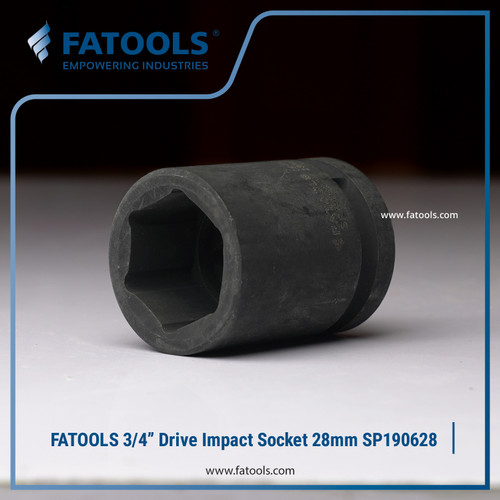 FATOOLS 3/4" IMPACT SOCKET 28mm 6PT SP190628