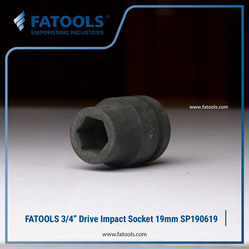 FATOOLS 3/4" Dr IMPACT SOCKET 19mm 6PT Kunci Sock SP190619