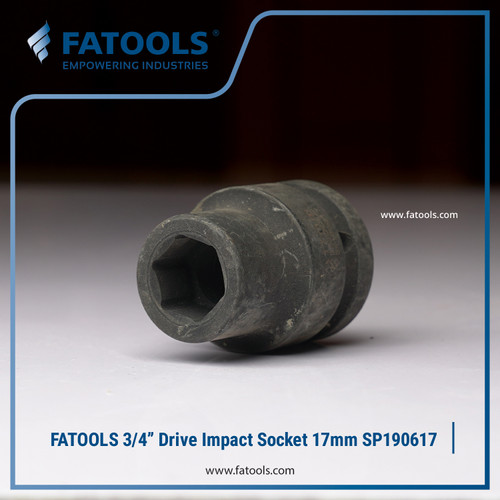 FATOOLS 3/4" IMPACT SOCKET 17mm 6PT Kunci Sock SP190617