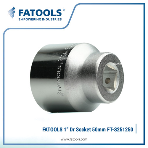 FATOOLS S251250 1" Dr Socket 12PT 50mm Kunci Sock