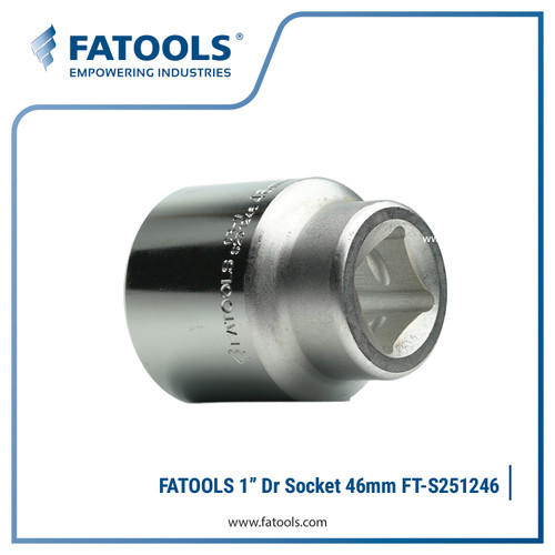 FATOOLS S251246 1" Dr Socket 12PT 46mm Kunci Sock