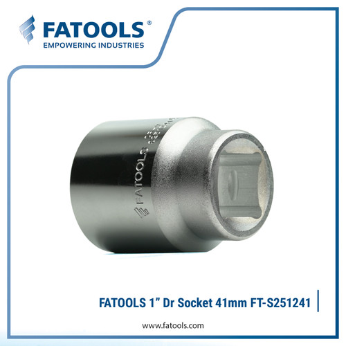 FATOOLS S251241 1" Dr Socket 12PT 41mm Kunci Sock