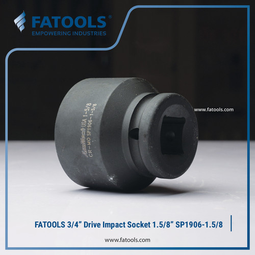 FATOOLS 3/4" Dr IMPACT SOCKET 1.5/8" 6PT IMPERIAL SP1906-1.5/8 SOCK