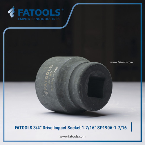 FATOOLS 3/4" Dr IMPACT SOCKET 1.7/16" 6PT IMPERIAL SOCK SP1906-1.7/16