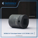 FATOOLS 3/4" Dr IMPACT SOCKET 1.3/16" 6PT IMPERIAL S1906-1.3/16 Sock