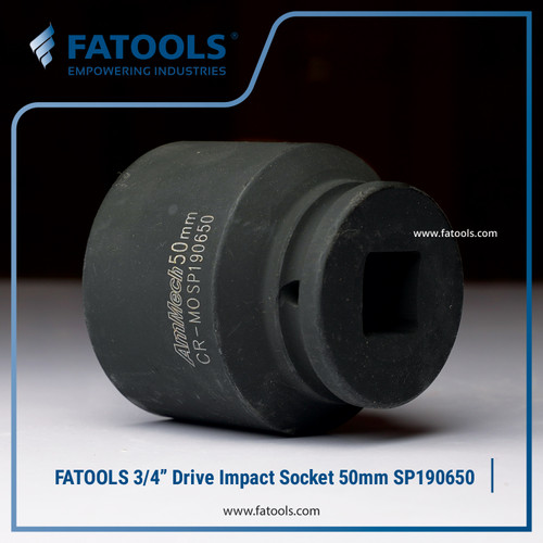 FATOOLS 3/4" IMPACT SOCKET 50mm 6PT Kunci Sock SP190650