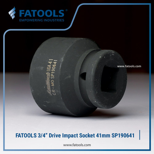 FATOOLS 3/4" IMPACT SOCKET 41mm 6PT Kunci Sock SP190641