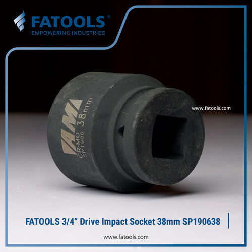 FATOOLS 3/4" IMPACT SOCKET 38mm 6PT Kunci Sock SP190638