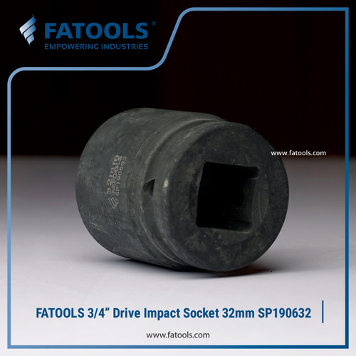 FATOOLS 3/4" IMPACT SOCKET 32mm 6PT Kunci Sock SP190632